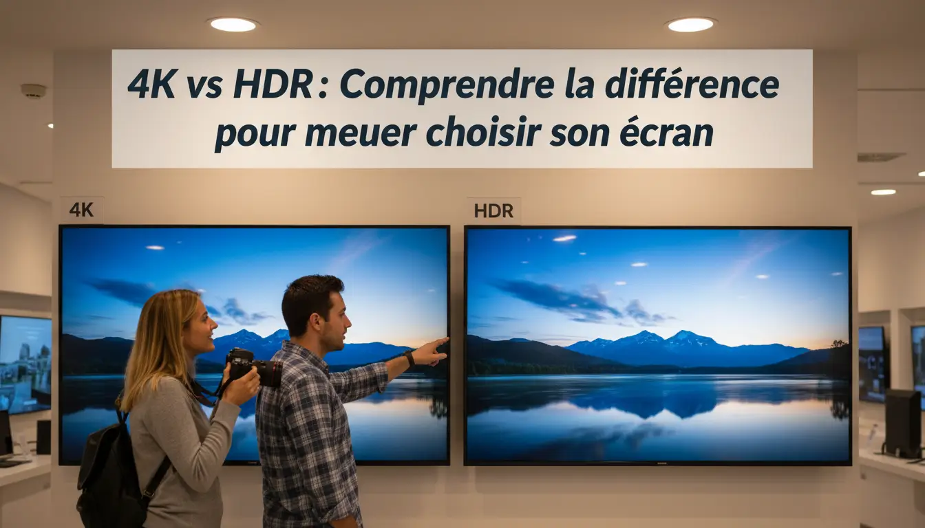 4K vs HDR : Comprendre la différence pour mieux choisir son écran